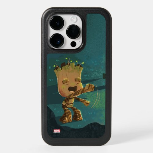 Groot Dancing Illustration OtterBox iPhone 14 Pro Case