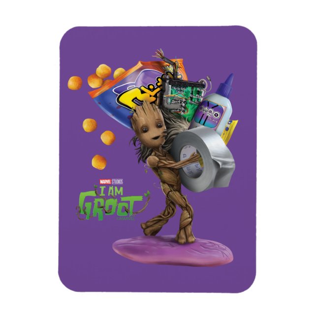 Groot DIY Project Graphic Magnet (Vertical)