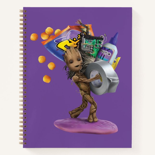 Groot DIY Project Graphic Notebook (Front)