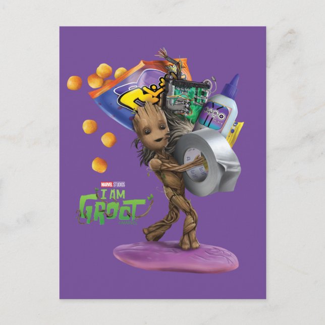 Groot DIY Project Graphic Postcard (Front)