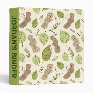 Groot Foliage Pattern 3 Ring Binder