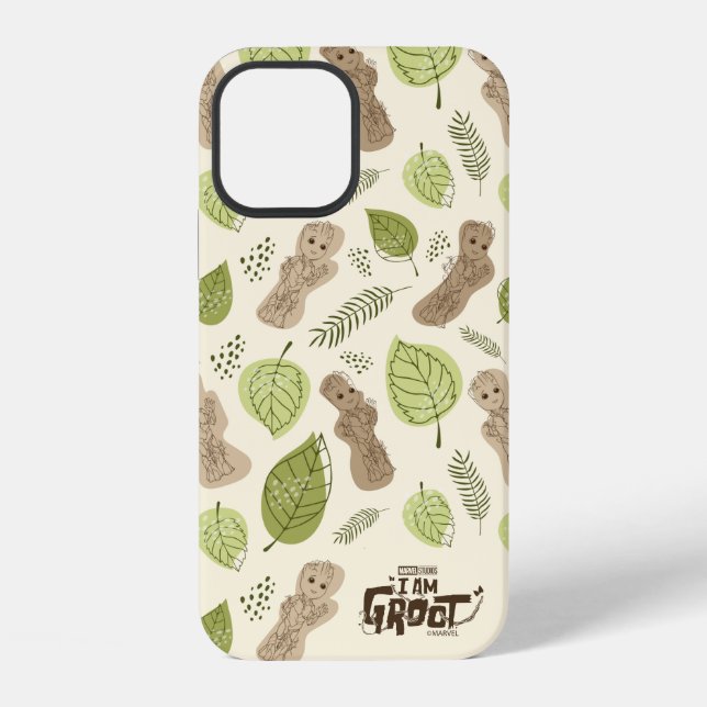 Groot Foliage Pattern Iphone Case (Back)