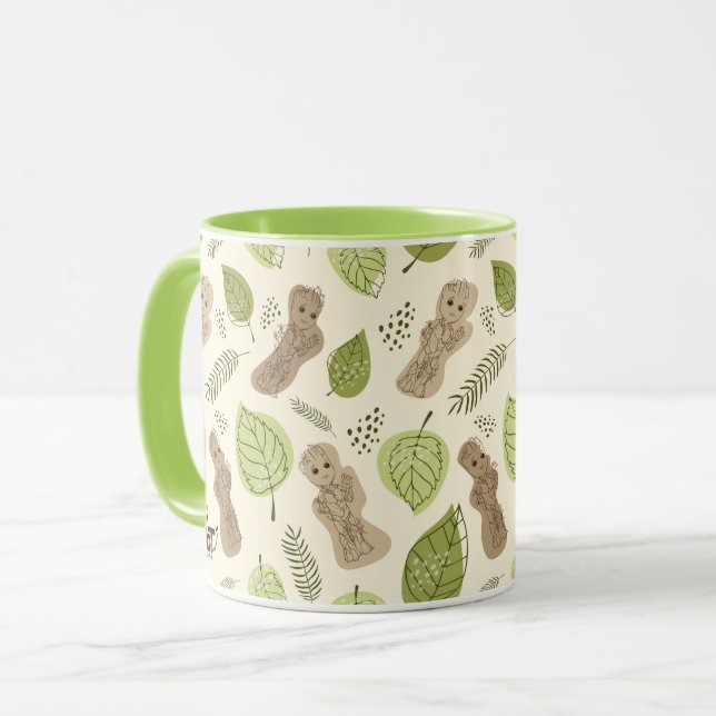 Groot Foliage Pattern Mug (Front Left)