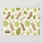 Groot Foliage Pattern Postcard