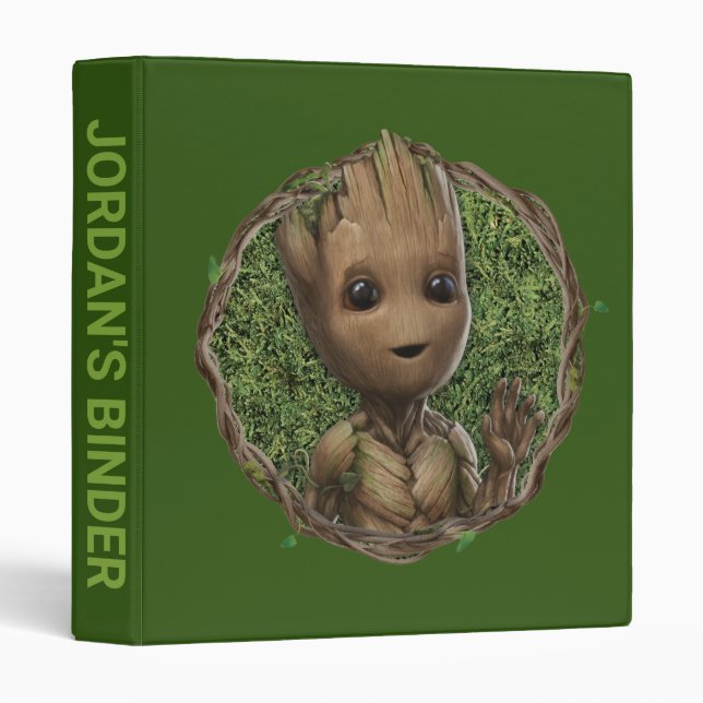 Groot Framed Badge 3 Ring Binder (Front/Spine)