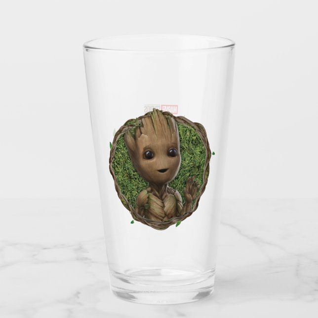 Groot Framed Badge Glass (Front)