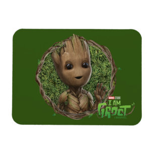Groot Framed Badge Magnet