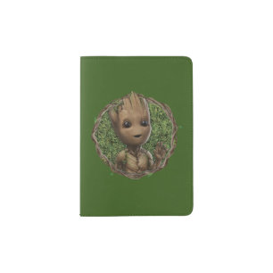 Groot Framed Badge Passport Holder