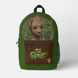 Groot Framed Badge Printed Backpack