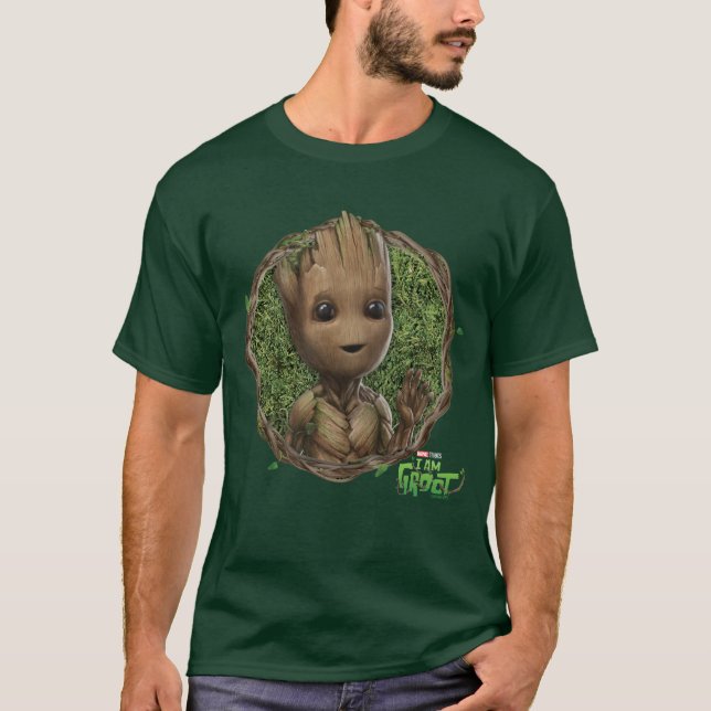 Groot Framed Badge T-Shirt (Front)
