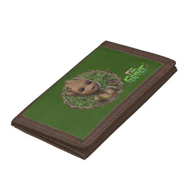 Groot Framed Badge Tri-fold Wallet (Bottom)