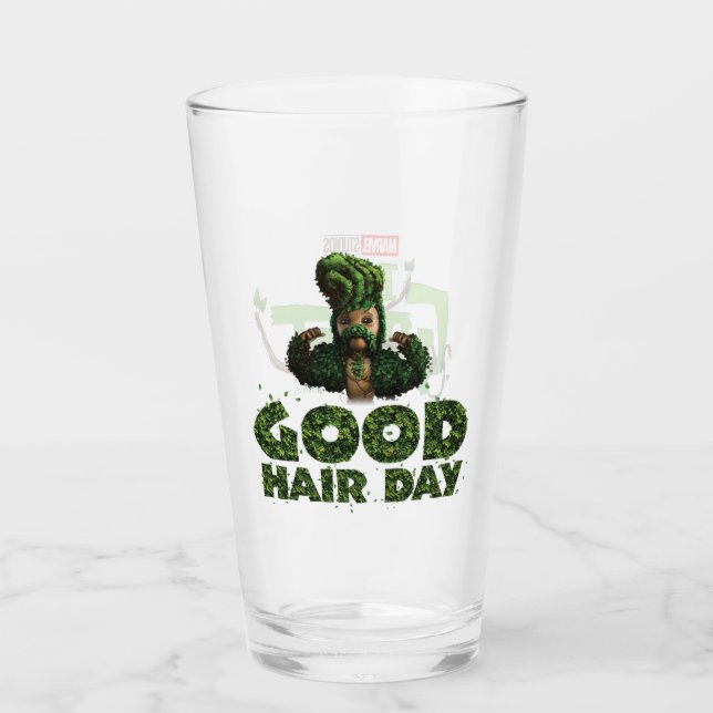 Groot - Good Hair Day Glass (Front)