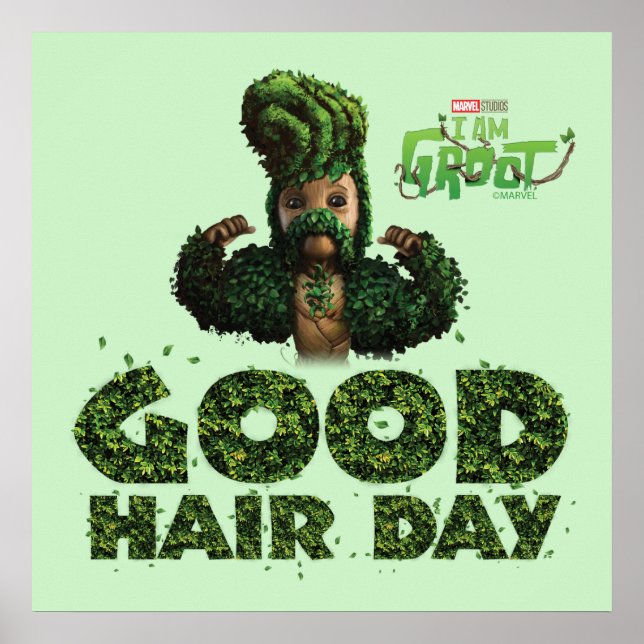 Groot - Good Hair Day Poster (Front)