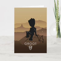Groot Heroic Silhouette Card