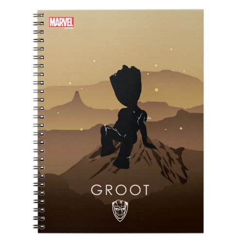 Groot Heroic Silhouette Notebook