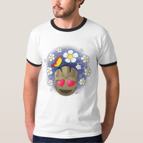 Groot In Love Emoji T_Shirt