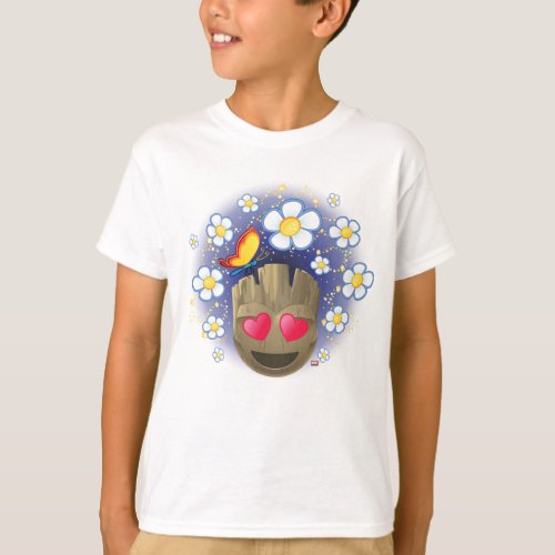 Groot In Love Emoji T_Shirt