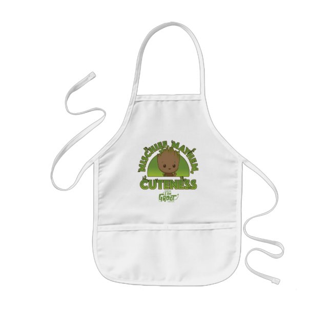 Groot - Mischief, Mayhem, Cuteness Kids' Apron (Front)