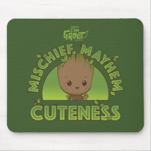 Groot - Mischief, Mayhem, Cuteness Mouse Pad