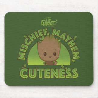 Groot - Mischief, Mayhem, Cuteness Mouse Pad