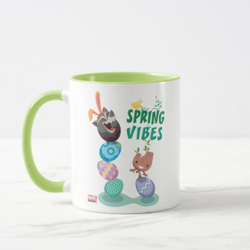 Groot  Rocket Easter  Spring Vibes Mug