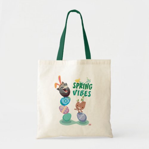 Groot  Rocket Easter  Spring Vibes Tote Bag