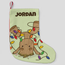 Groot Tangled in Holiday Lights Small Christmas Stocking