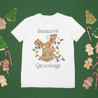Groot Tangled in Holiday Lights T-Shirt