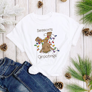 Groot Tangled in Holiday Lights T-Shirt