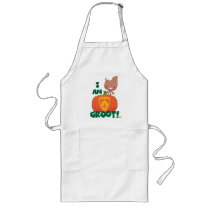 Groot With Guardians of the Galaxy Jack-o-Lantern Long Apron