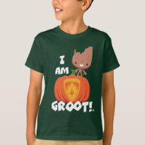 Groot With Guardians of the Galaxy Jack-o-Lantern T-Shirt