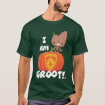 Groot With Guardians of the Galaxy Jack-o-Lantern T-Shirt