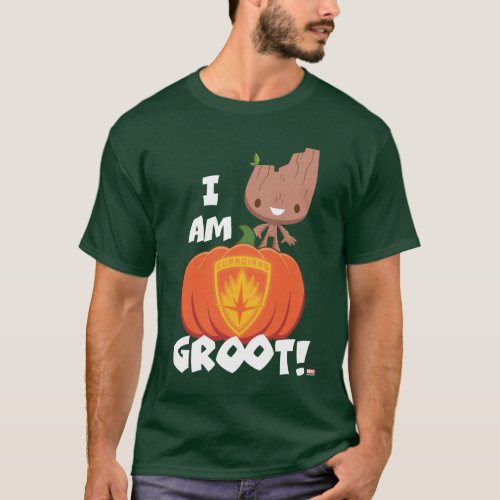 Groot With Guardians of the Galaxy Jack_o_Lantern T_Shirt