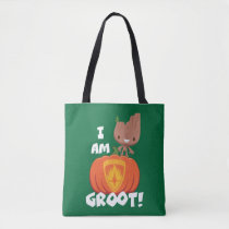Groot With Guardians of the Galaxy Jack-o-Lantern Tote Bag