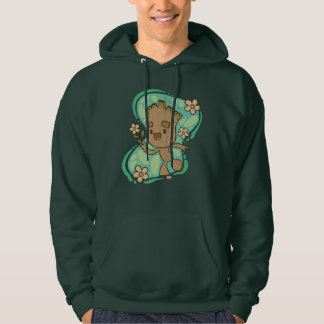 Groot with Yellow Flowers Hoodie