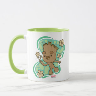Groot with Yellow Flowers Mug