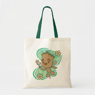 Groot with Yellow Flowers Tote Bag