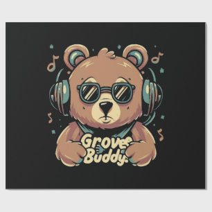 Groove buddy wrapping paper