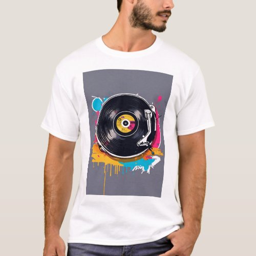 Groove Fusion Fiesta _ Retro Funk Grunge Party Ban T_Shirt