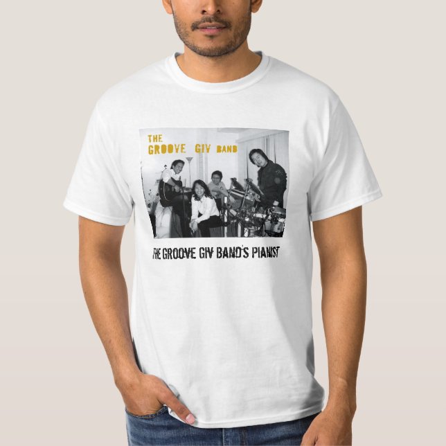 groove giv_2, The Groove Giv Band's Vocalist T-Shirt (Front)