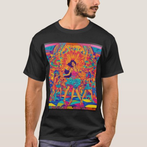 Groove Goddess Dance Upon the Fabric T_Shirt
