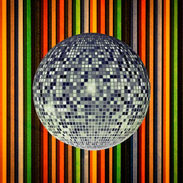 Groove in Style: Retro Disco Ball  Button