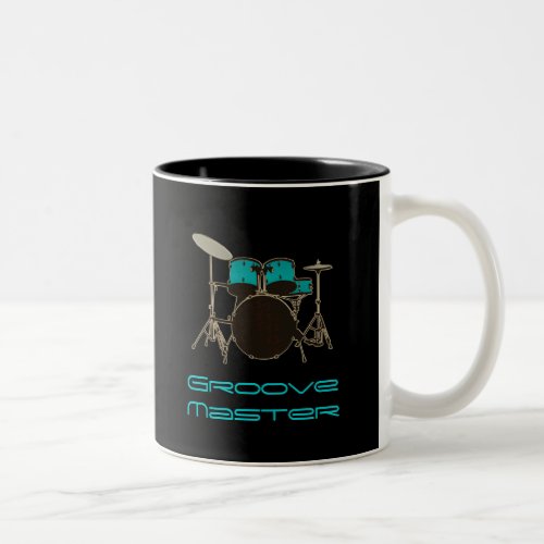 Groove Master Drummer  Drums and Music Mug