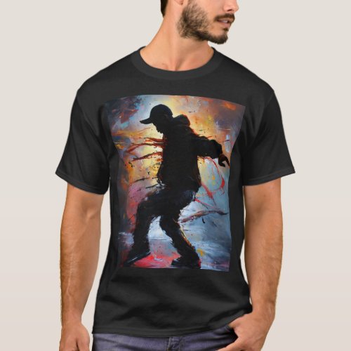 Groove Master Hip Hop Music Dance T_Shirt Design