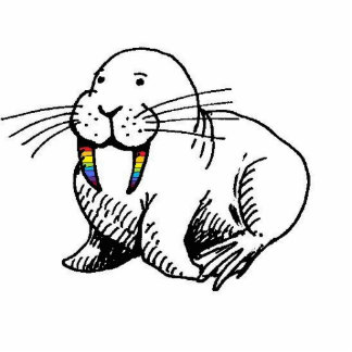Groove Tusk walrus sculpture