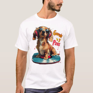 Groovin Paws - Dachshund Music T-Shirt