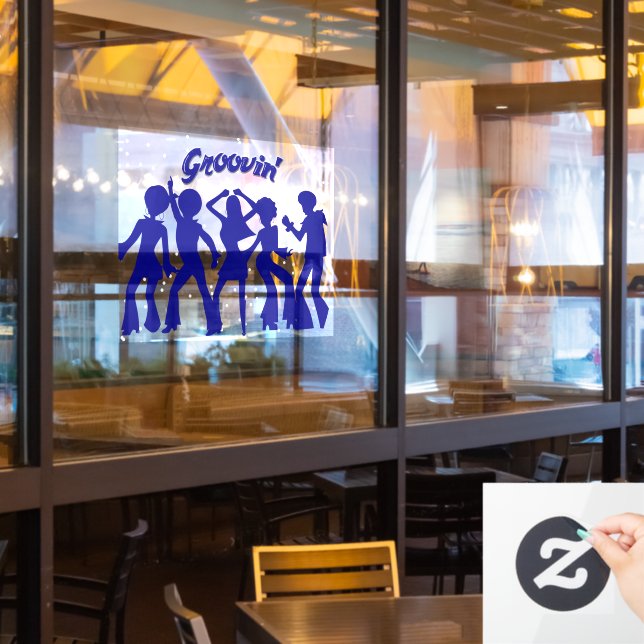 Groovin' Window Cling (Restaurant Window)