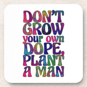 Groovology – Planting Words Beverage Coaster