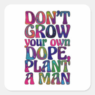 Groovology – Planting Words Square Sticker