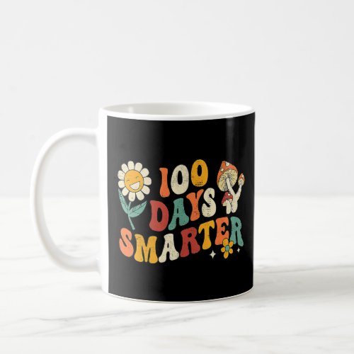 Groovy 100 Days Smarter Hippie Teacher 100 Days Of Coffee Mug